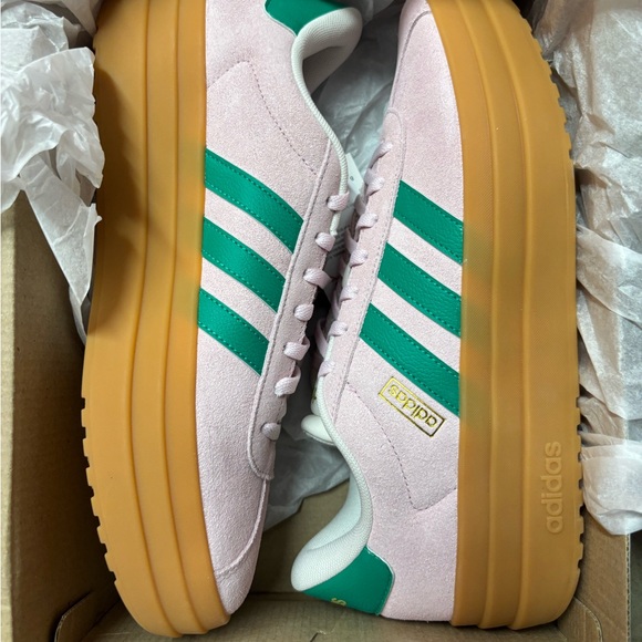 Adidas Wmns VL Court Bold 'Clear Pink Court Green JP6916 Size 10 Women’s Shoe - Picture 5 of 5